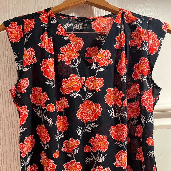 Banana Republic Cap-sleeve Blouse - Picture 1 of 10